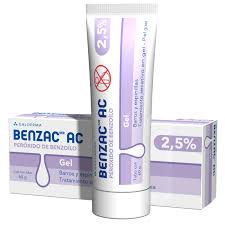 Benzac AC Gel 2.5% Tube 60gr, Benzoyl peroxide