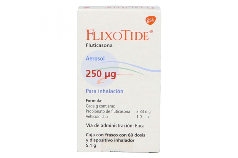 Flixotide Aerosol 250 Mcg Suspension Inhaler, Fluticasone