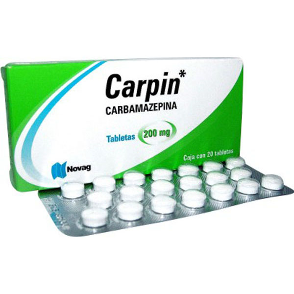 Generic Tegretol 200mg 20 Tabs Carbamazepine