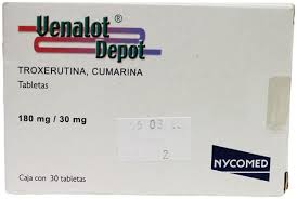 Venalot Depot 180mg/20mg 30 tabs, Troxerutina, Cumarina