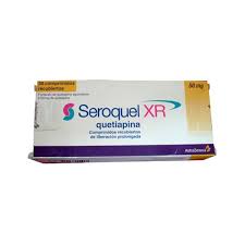 Seroquel XR 50mg 30 Tabs, Quetiapine