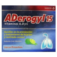 Aderogyl 15 with 5 Ampoules of 3ml