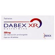 Dabex-XR 500mg 30 tabs, Metformin