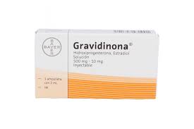 GRAVIDINONA 500/10MG AMP 1X2ML, Hydroxyprogesterone