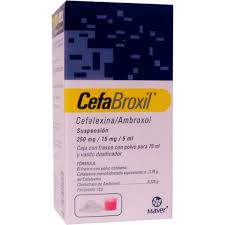 Cefabroxil SUSP 250mg 15mg 5ml 75ml, Cephalexin, Ambroxol