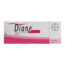 Diane 2mg 0.035mg 21 tabs, Cyproterone/ethinylestradiol